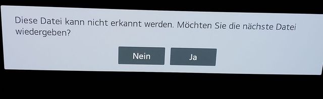 Datei Nicht Abspielbar Mit LG App