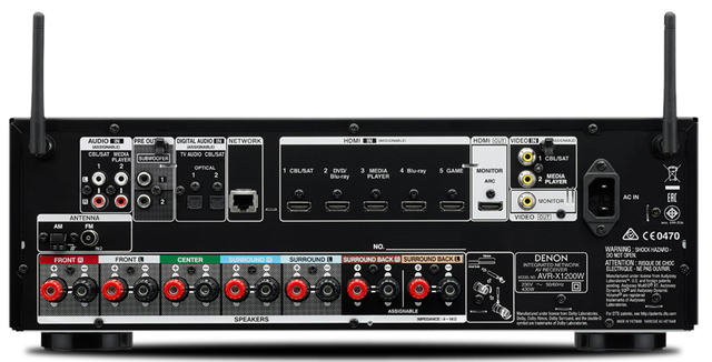 Denon Avr X1200w Rueckseite