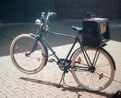 Dampfradio-Fahrrad