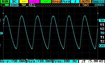 Vorverstärktes Signal, Crossover Level 240 Hz