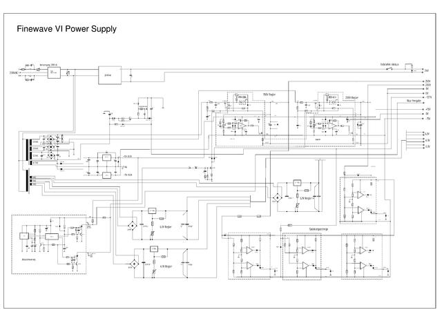Netzgerät Schaltplan 6S19 Vorversärker