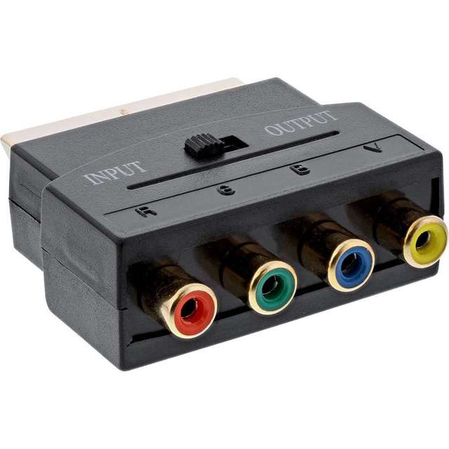 Inline Scart Adapter Scart Stecker An 4x Cinch Buchse Rgb Composite Nfl16291 600x600@2x