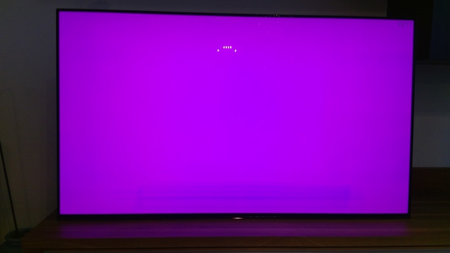 A1 55 Oled Burn-in Purple