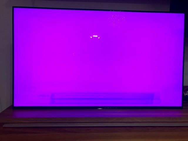 A1 55 Oled Burn-in Purple