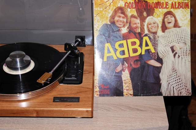 ABBA - Golden Double Album (LP-Cover und Dual)