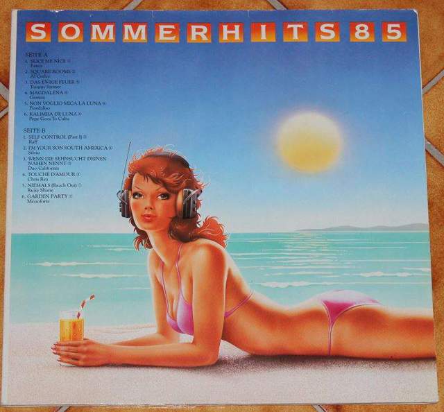 Bizzl - Sommerhits 85 (LP-Cover)