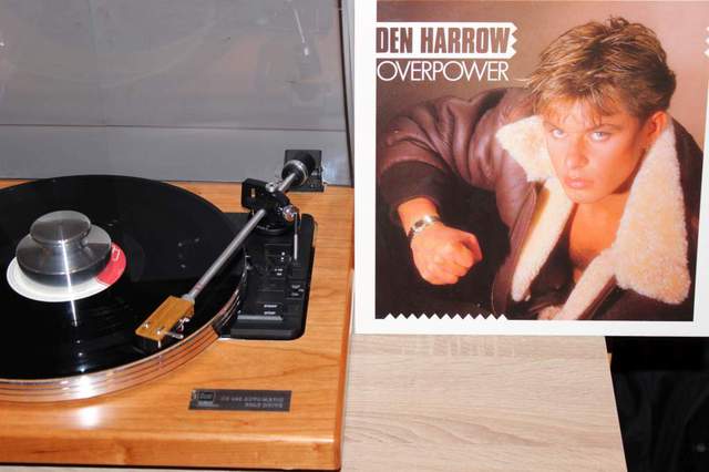 Den Harrow - Overpower (LP-Cover und Dual)