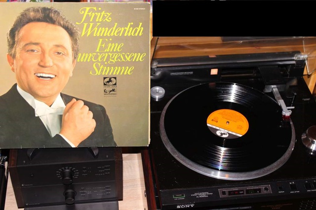 Fritz Wunderlich - Eine unvergessene Stimme (LP-Cover)