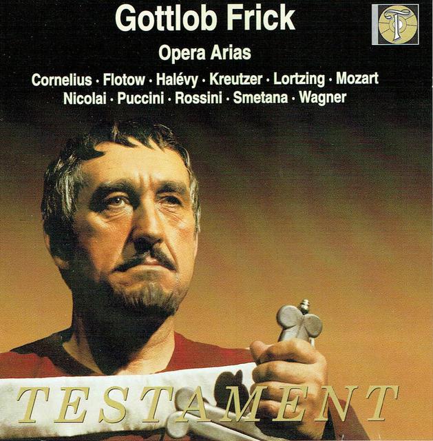 Gottlob Frick - Opera Arias (CD-Cover)