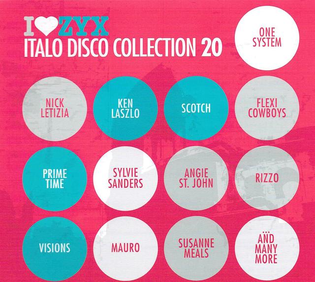 Italo Disco Collection 20 (I llove ZYX) (CD-Cover)
