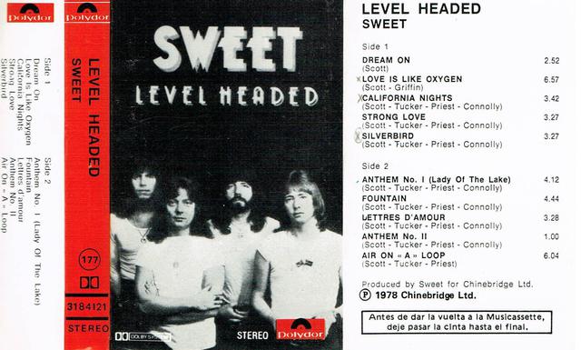Sweet - Level headed (MC Cover)
