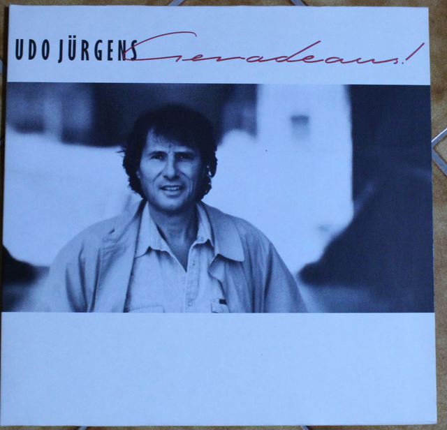 Udo Jrgens - Geradeaus (LP-Cover)