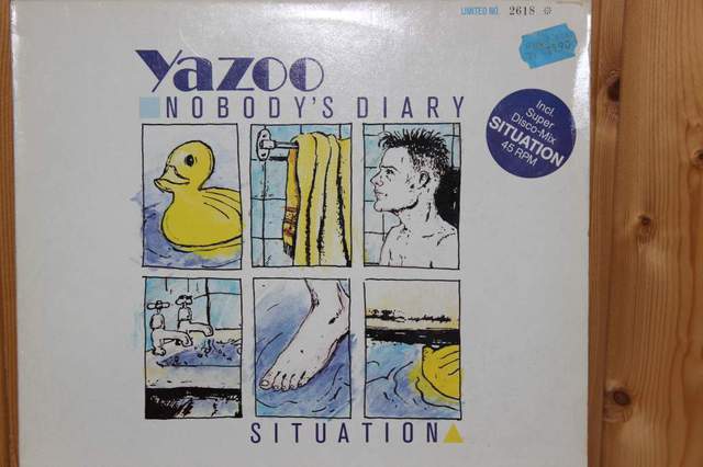 Yazoo Nobody\'s diary Maxi 1983