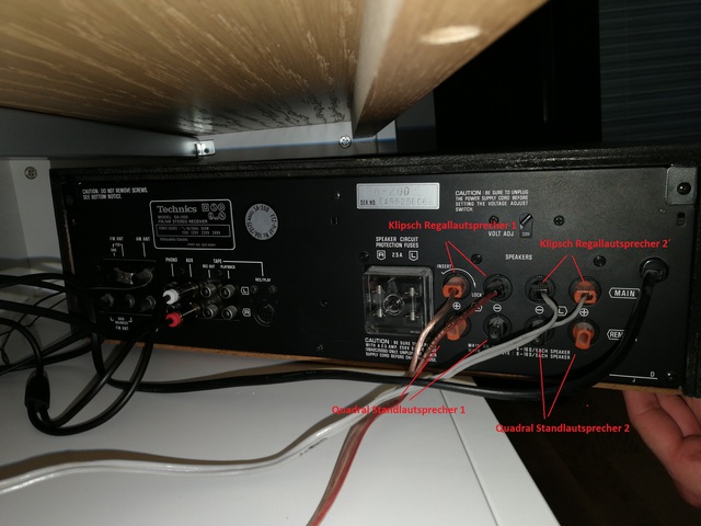 Technics AVR Anschluss_1