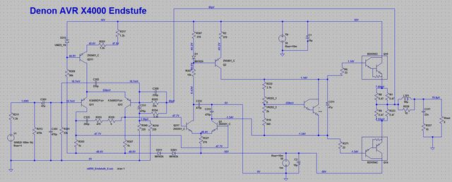 Denon X4000 LTSpice