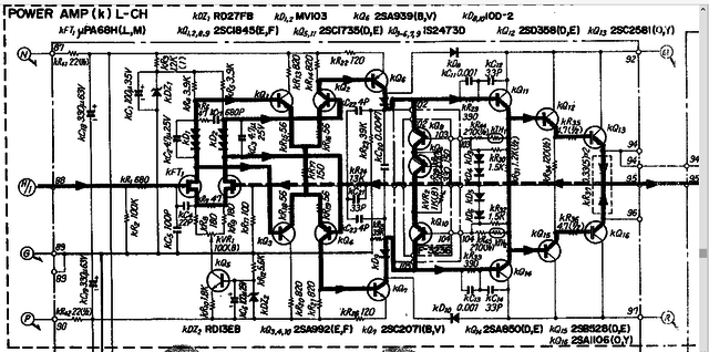 Sansui AU D7 Endstufe