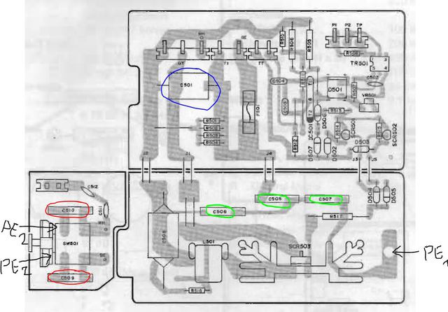 Platinenlayout Primary C Board