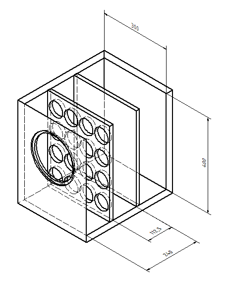 Zeichnung der Musikbox