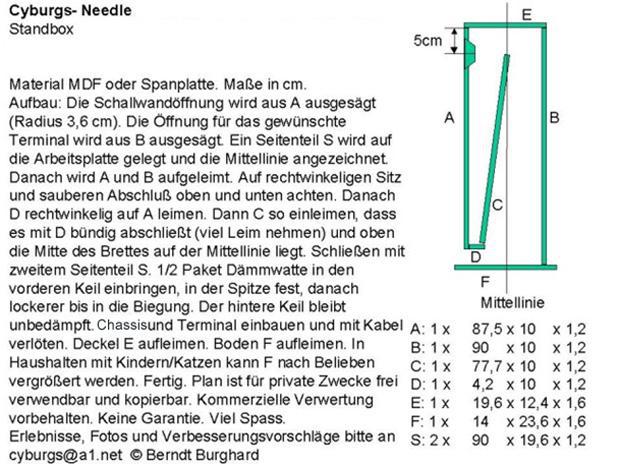 Cyburgs Needleplan