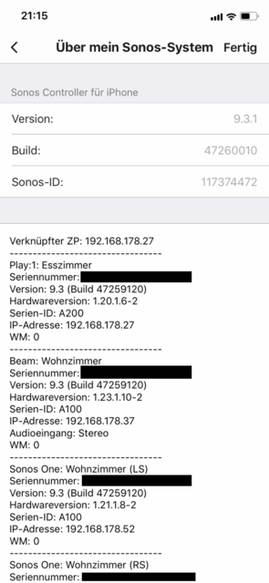 Sonos App