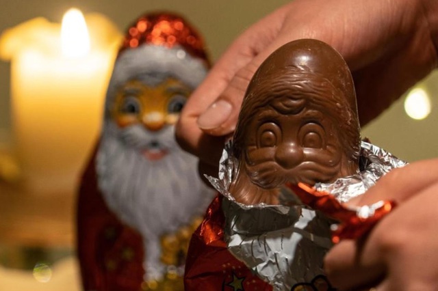 Schokoladen-Weihnachtsmann