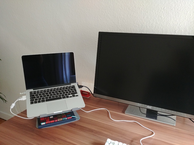 Lcke Zwischen MacBook und 4k-Monitor