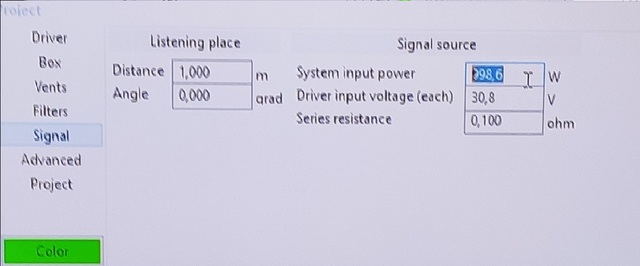 Subwoofer Ausgangsspannung