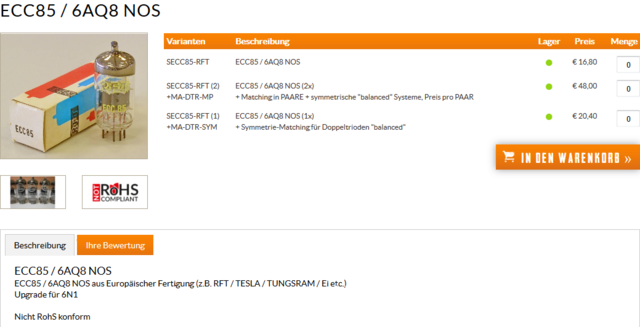 Ecc85 Upgrade 6n1 TAD