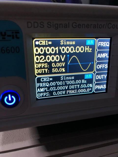 Sinus 1khz 2V