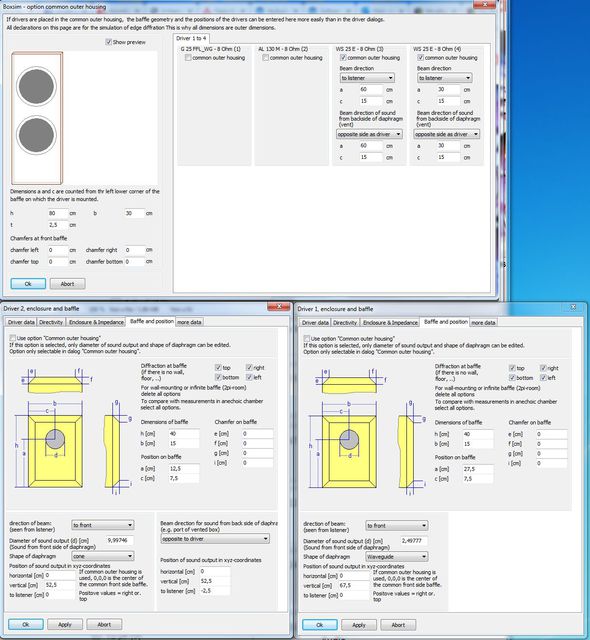 Aug 1 Thin Baffle Wide Then Thin When Tall Freq Driver Position