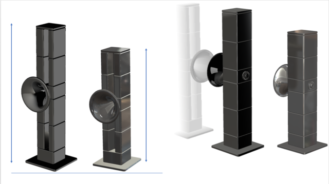 BD Design Kugelwellenhorn Mit Kompressionsbass