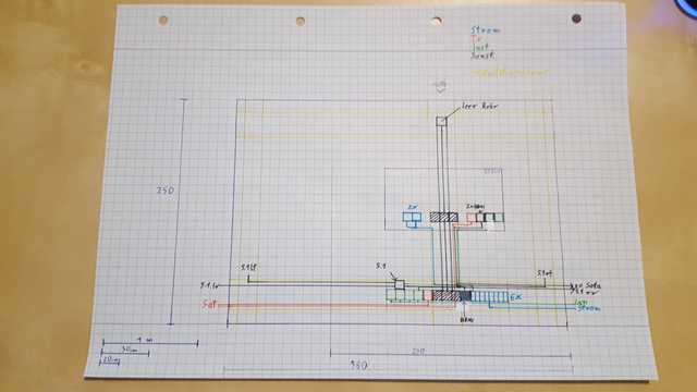 Planung TV-Wand