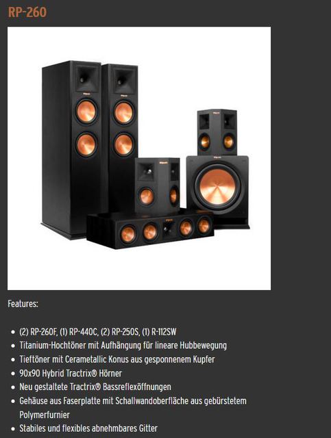 Klipsch Atmos RP-260 