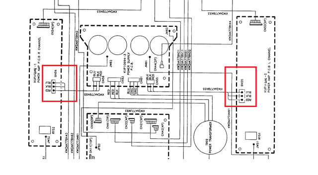 Teac A-H500i Wiring Diagram