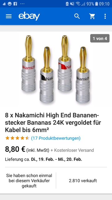 Bananenstecker