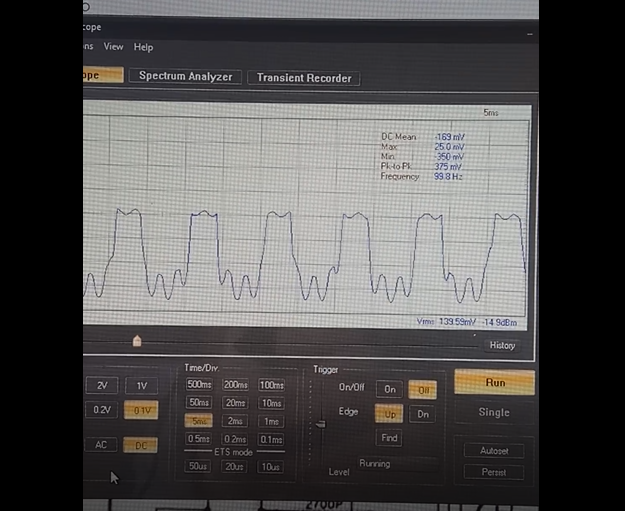 Dies Ist Die Überlagerung Mit 440hz Sinus