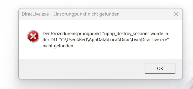 Diracerror