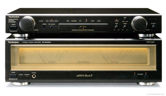 Technics Se A900sm2 Su C800um2 Pre Power Amplifier