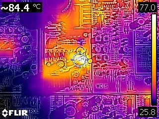 Thermographie Der Spannungsregler