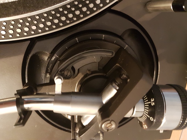 Technics SL-1610 Mk2 Ton Arm Justierung 3