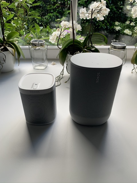 Vergleich sonos Play:1 mit Move