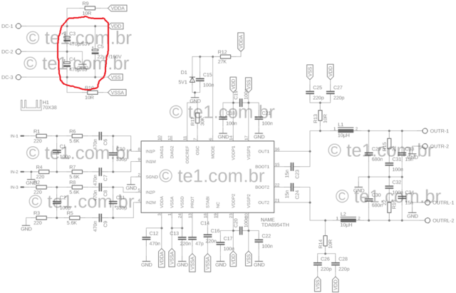 Endstufe Mit TDA8954