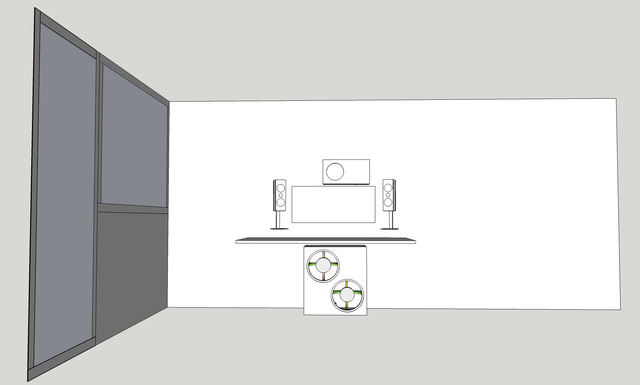 Hörplatz - Gesamt-Setup