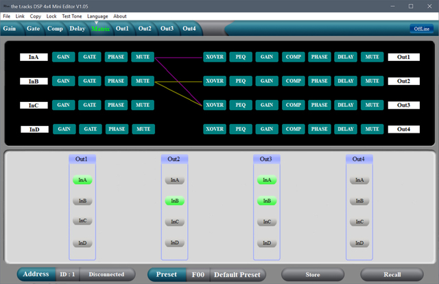 T.racks DSP Mini - Software 