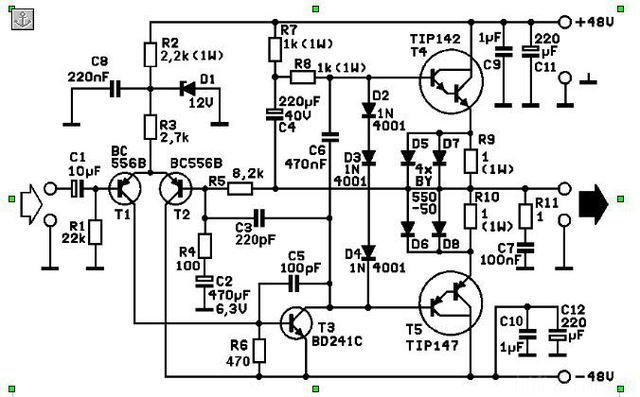 Schaltplan 200 Watt Verstarker 79408