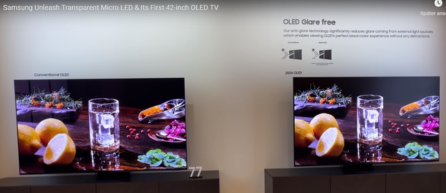 Vergleich Glossy Und Glarefree OLED