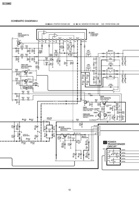 Technics SU-V300 Diagram 1