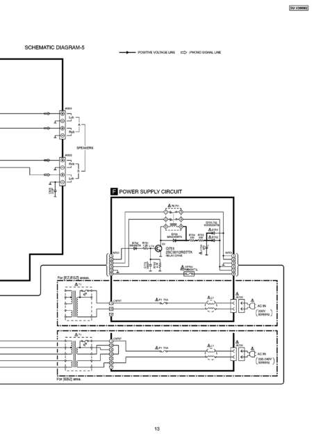 Technics SU-V300 Diagram 3