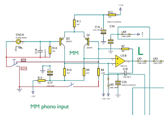 Cambridge 540P Eingangsstufe Intern Sym 3