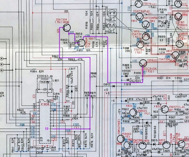 IC 808 Pin 19 Start 1